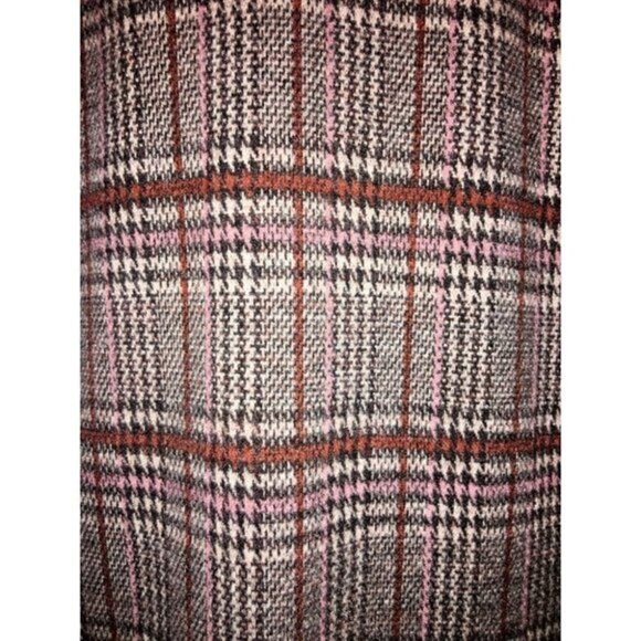 Women’s REITMANS plaid mid-length cardigan/coat‎ size medium - Picture 6 of 13